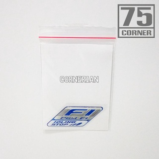 [75 Corner] Emblem ISS Idling Stop System F1 Honda PGM FI Label Patch ...