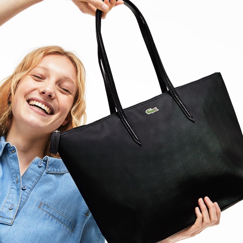 Lacoste shopping tote bag