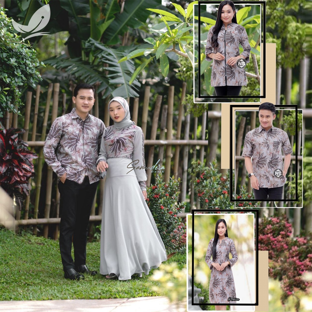 Maura Couple - Sania Ruffle BATIK Couple Ori Ndoro Jowi Shopee ...