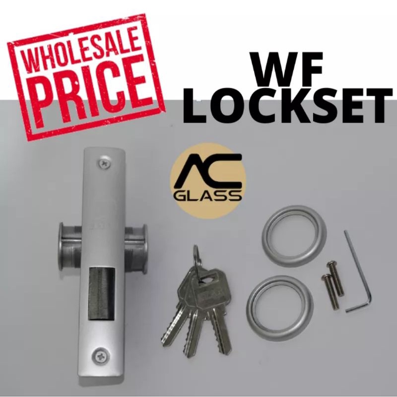 AC GLASS: WF LOCKSET for Doors and Cabinets | Shopee Philippines