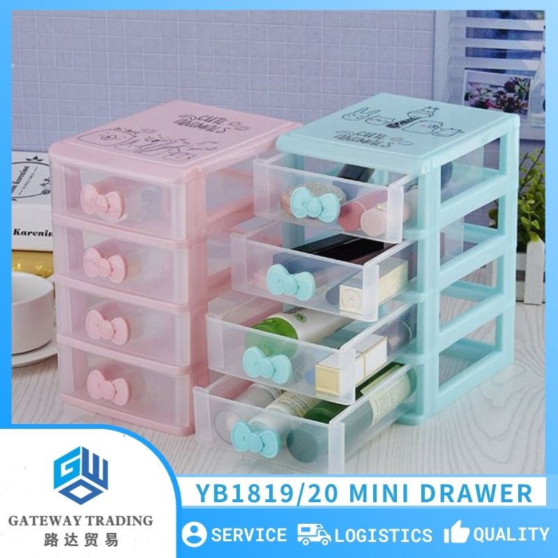 Multicolor Storage Box Stationary Jewelry Organizer Cosmetic Drawer ...