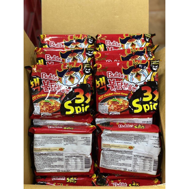 Samyang X3 Super Spicy Fire Noodles Instant Noodle Ramen 140 Grams