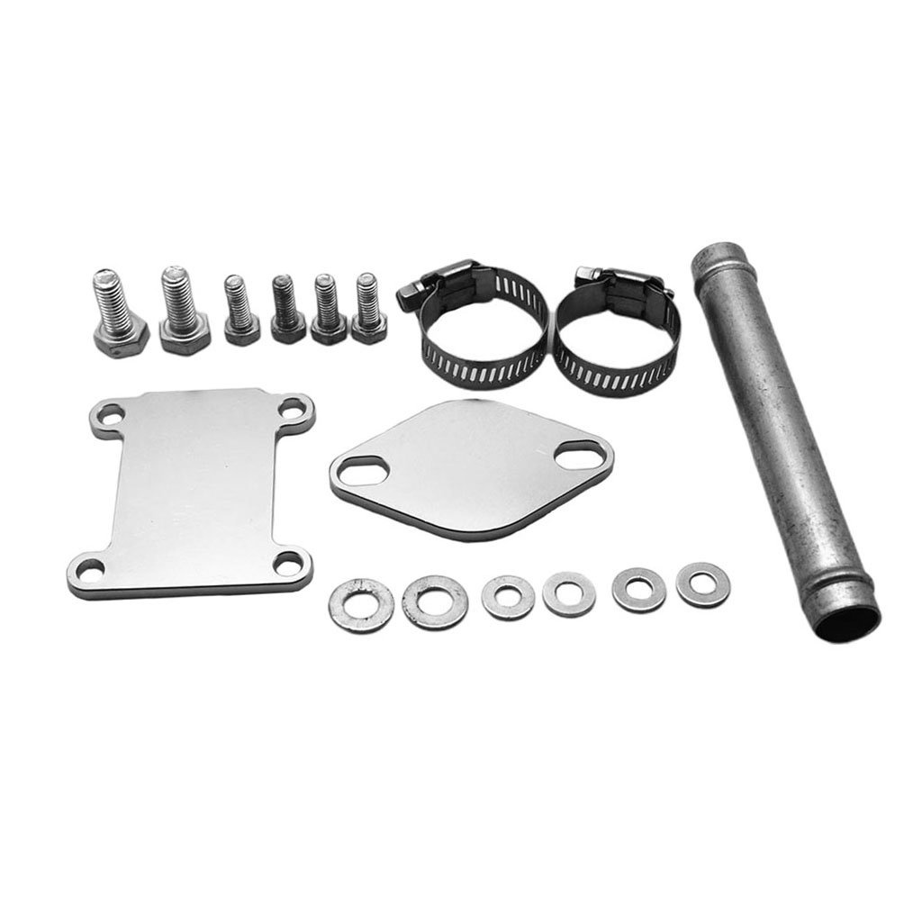 Car EGR Valve Blanking Block Plates Kit With Gasket For Opel/Vauxhall