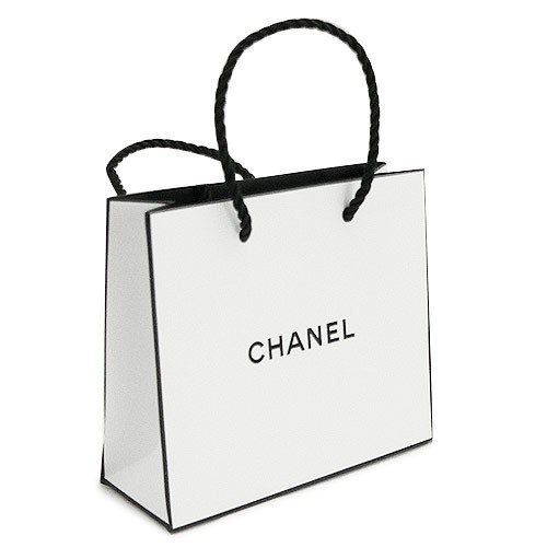 authentic chanel paper bag