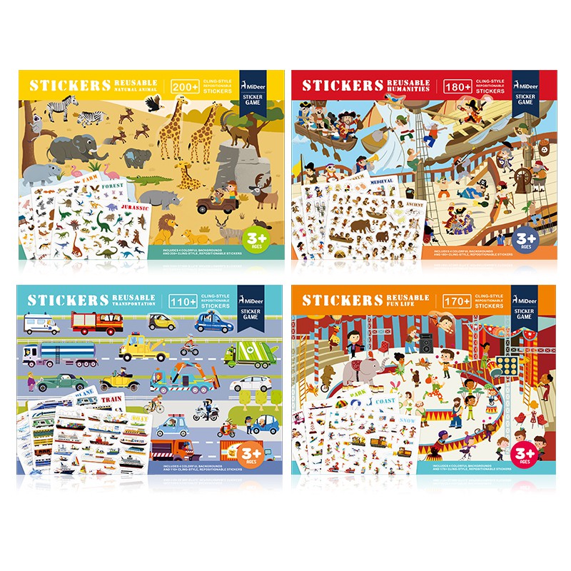 MiDeer Resusable Stickers | Shopee Philippines