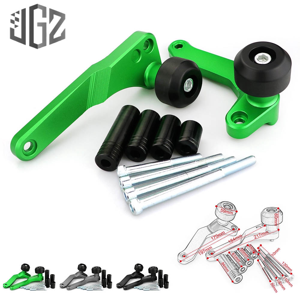for Kawasaki Ninja 400 z400 Motorcycle CNC Aluminum Frame Slider