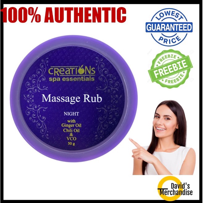 Authentic-Original Creations Spa Essentials Massage Rub-Night(50g ...