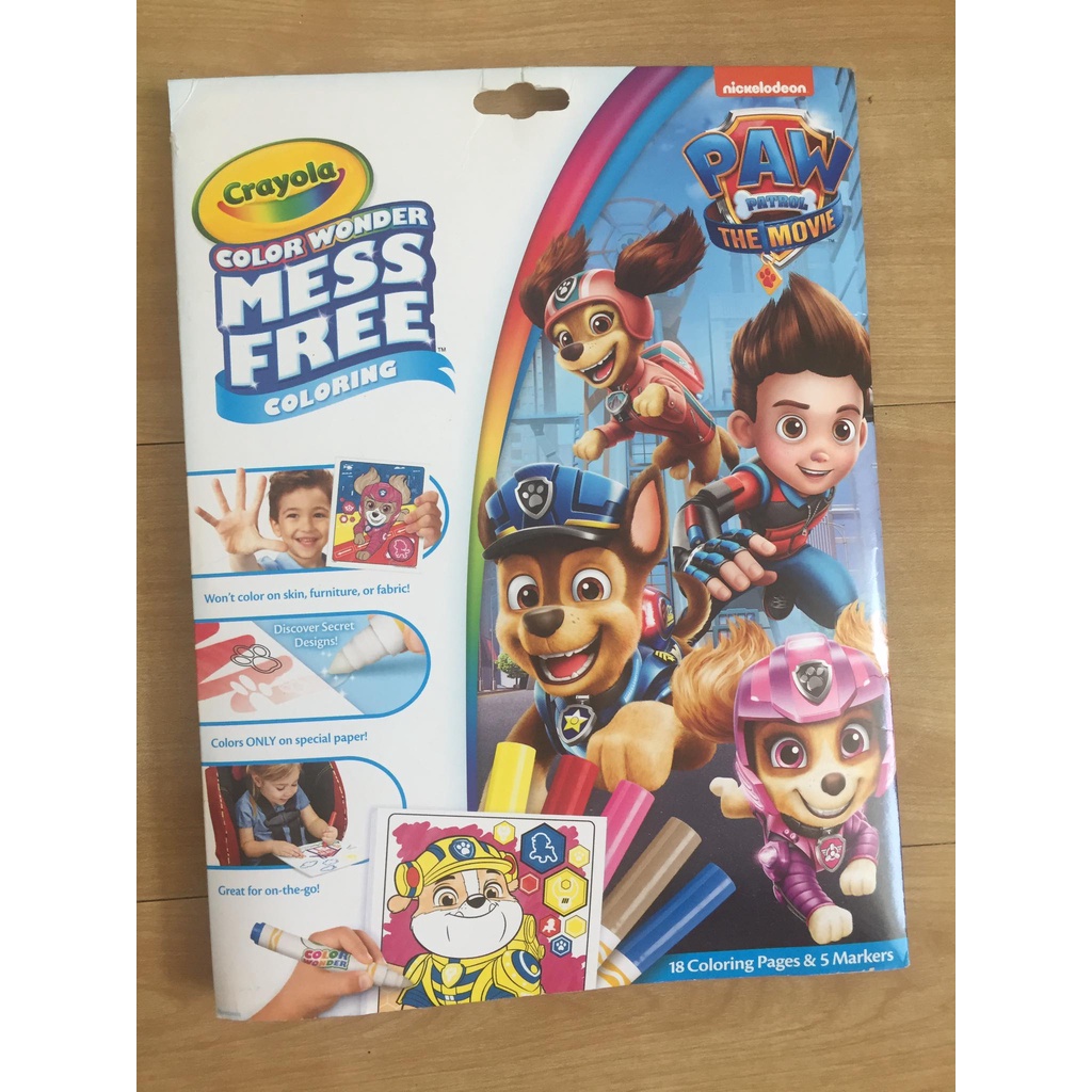 Crayola Color Wonder Mess Free Coloring Set - Paw Patrol | Shopee ...