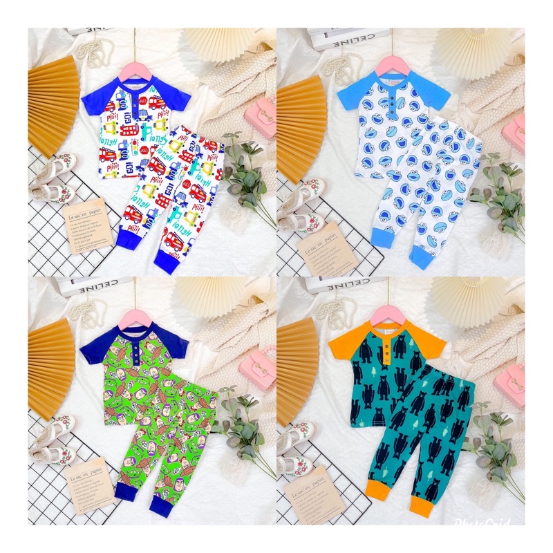 Jumping Beans Pajamas Set Terno | Shopee Philippines