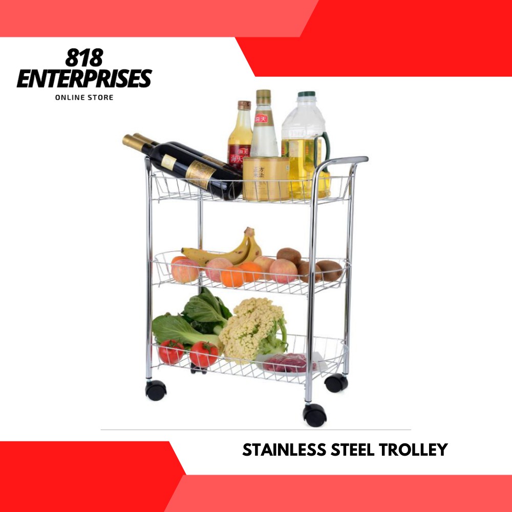 Modern Multi Purpose Kitchen Trolley Shopee Philippines