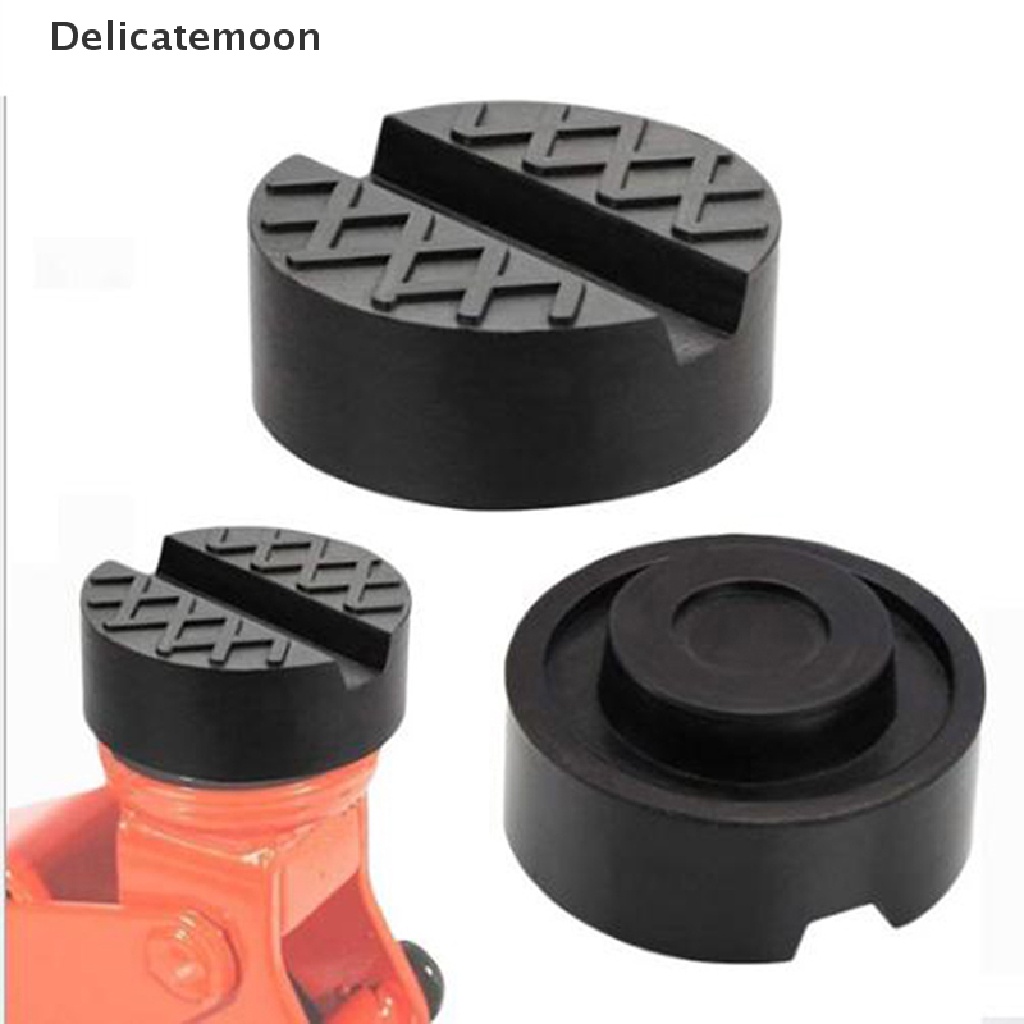 Delicatemoon Car Lift Jack Stand Rubber Pads Black Rubber Slotted Floor