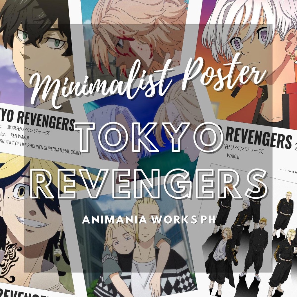 Anime Posters / Tokyo Revengers Minimalist Poster Collection / A4 Anime
