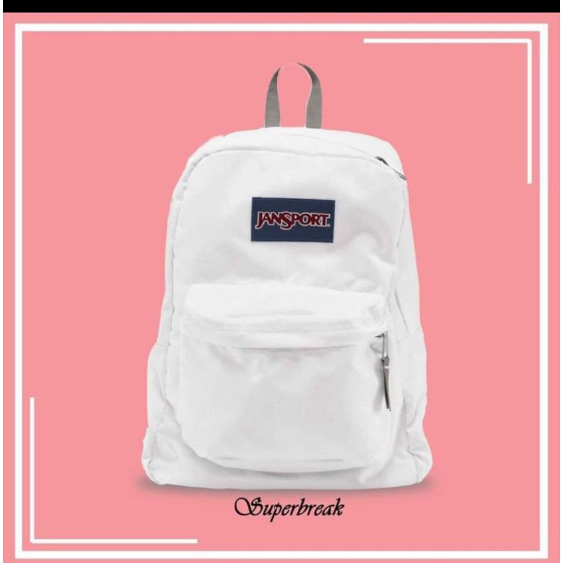 JS backpack plain white gray details Shopee Philippines