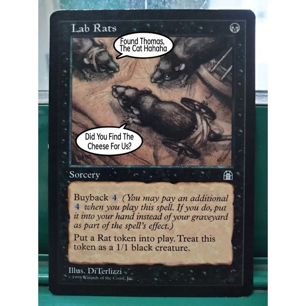 Magic: The Gathering(MTG) Card Lab Rats Stronghold | Shopee Philippines