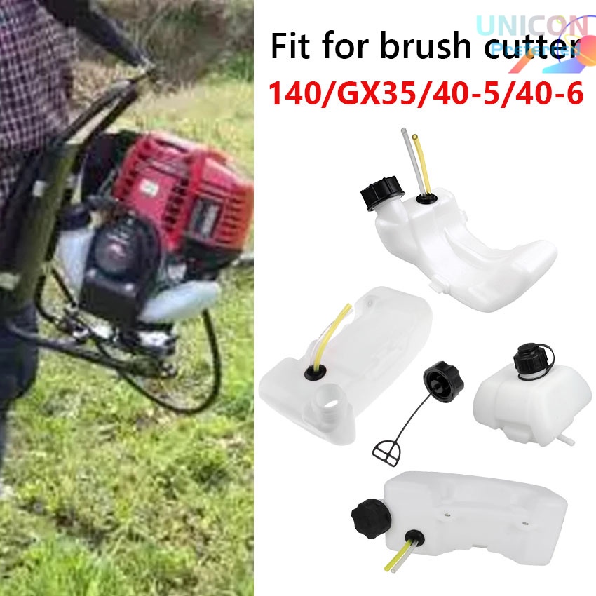 Lawn Mower Fuel Tank with cap and fuel pipes for Honda Gx35 140 4