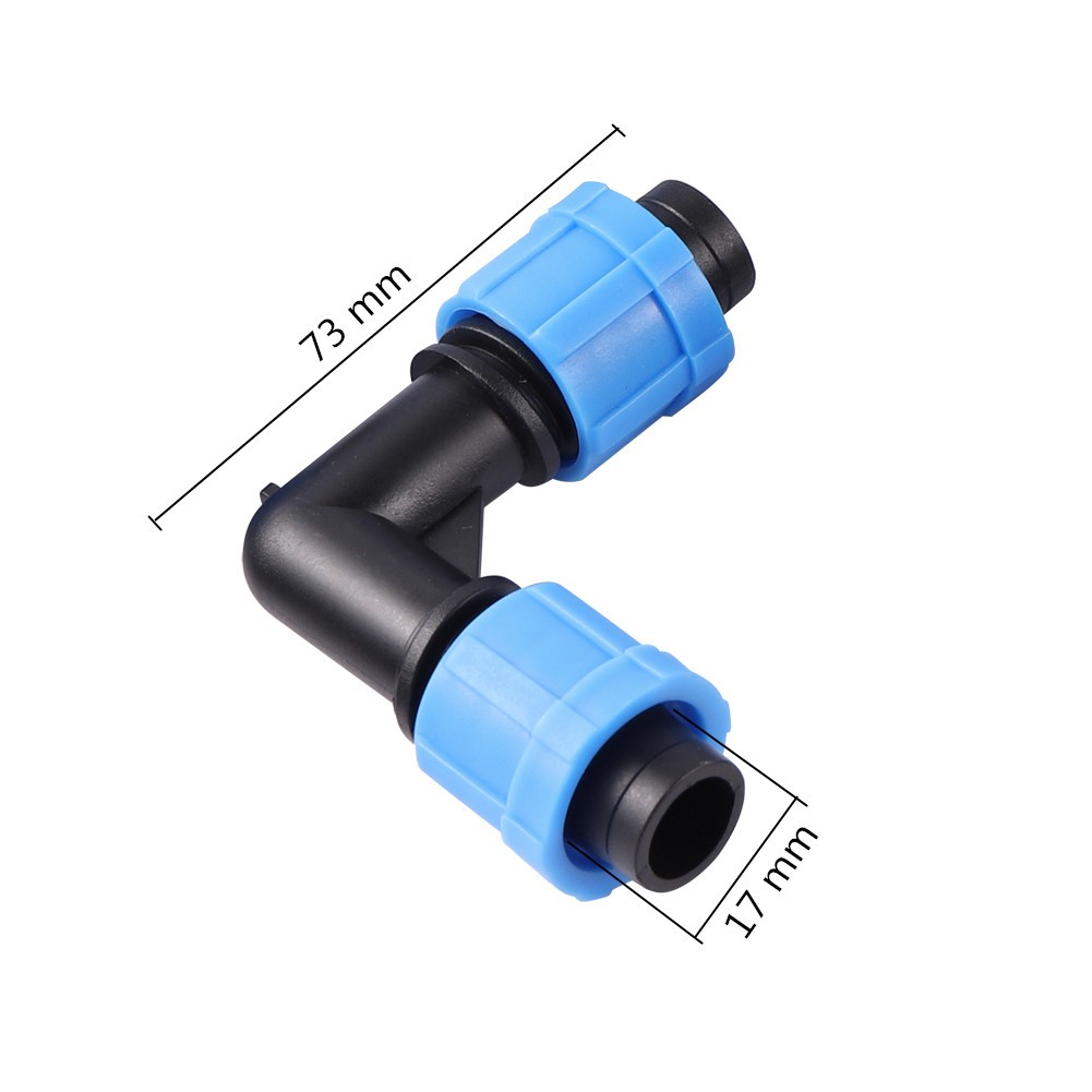 1pc Dn17 Drip Tape Pipe Locked Connectors 1 2 3 4 Female Thread