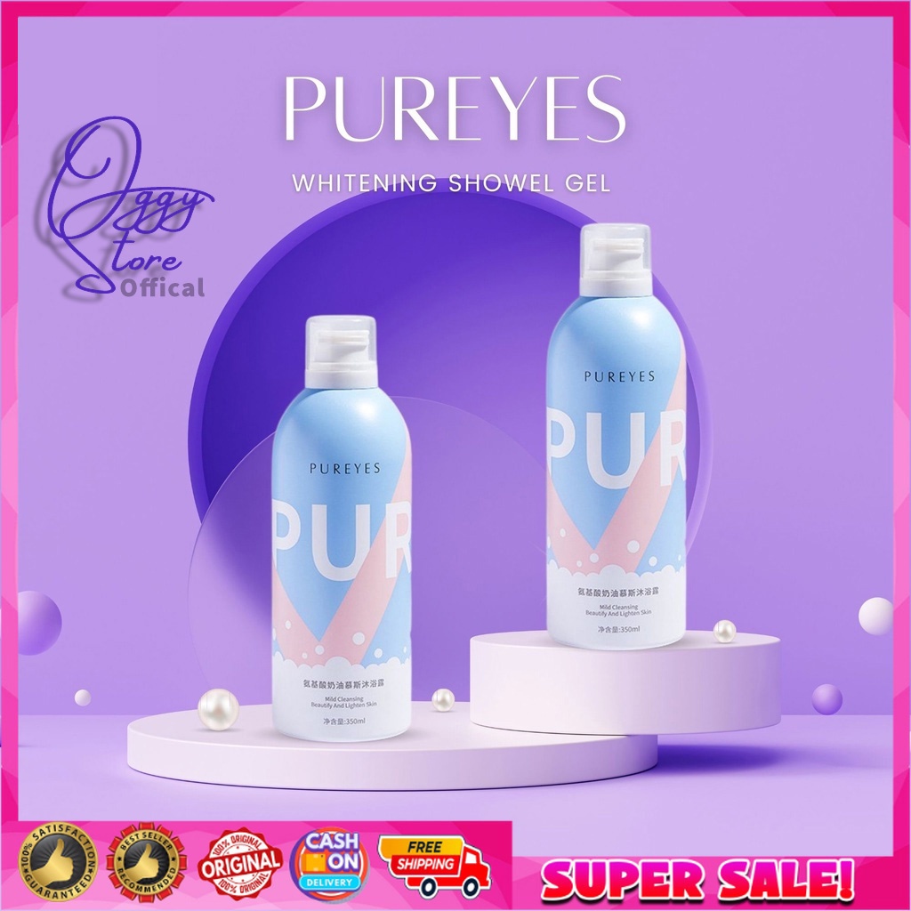 PUREYES whitening shower gel original korean Mousse foaming bottle