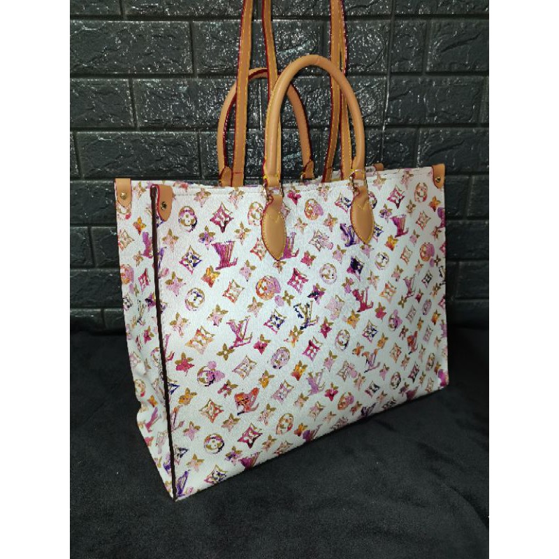 LV Louis Vuitton ONTHEGO limited edition Watercolor Monogram