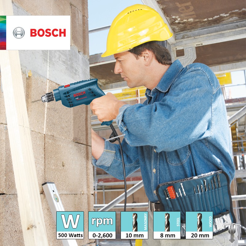 Bosch GSB 10 RE Professional 500 W Impact Drill w Wrap Set Shopee Philippines