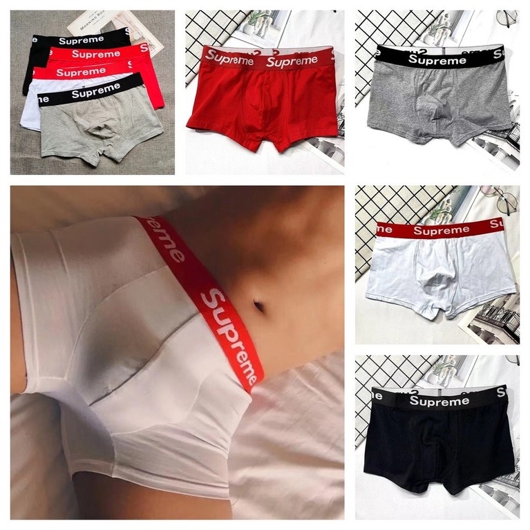 Man Underwear Supreme Boxers Cotton For Men's Panties Fashion Boxershorts  Male Shorts Underpants Mens Boxer Wholesale trendy brand