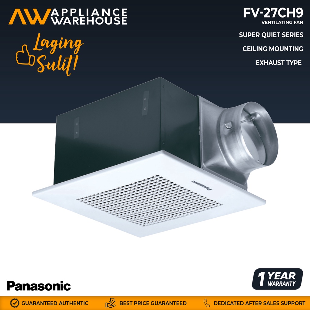 Panasonic FV-27CH9 Ceiling Exhaust Fan | Shopee Philippines