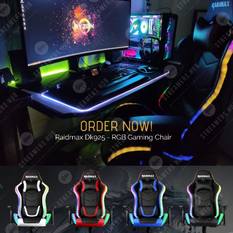 Raidmax Drakon DK 925 Series RGB Gaming Chair Shopee Philippines