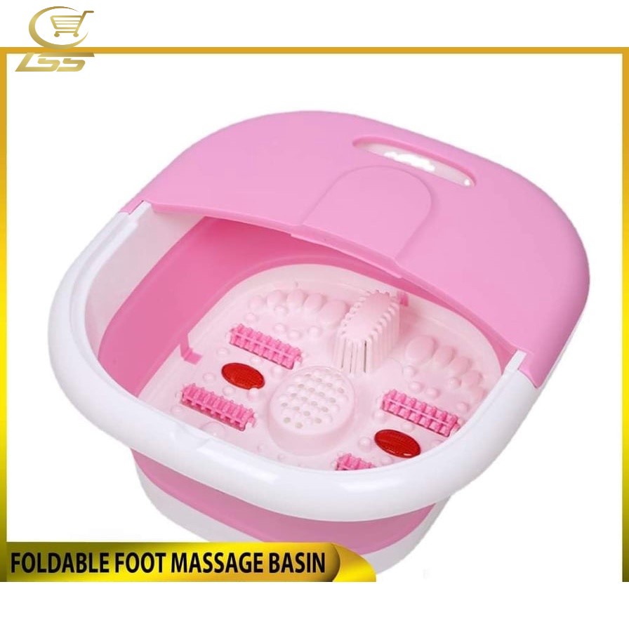 Foldable Foot Spa Tub Basin Collapsible Washing Basin Massage Spa Bucket Pedicure Shopee 2361