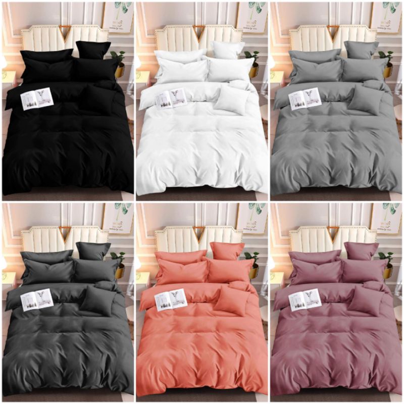 CANADIAN COTTON 3in1 BEDSHEET PILLLOWCASE SINGLE DOUBLE FAMILY QUEEN