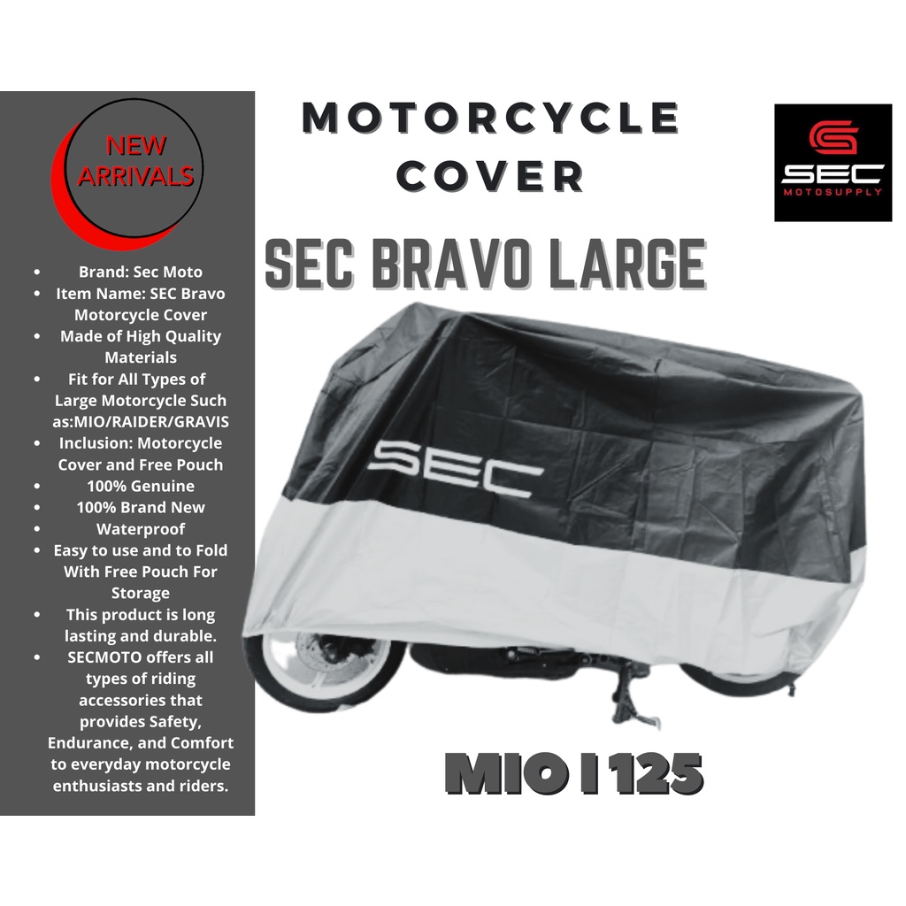 Sec 2024 motorcycle cover