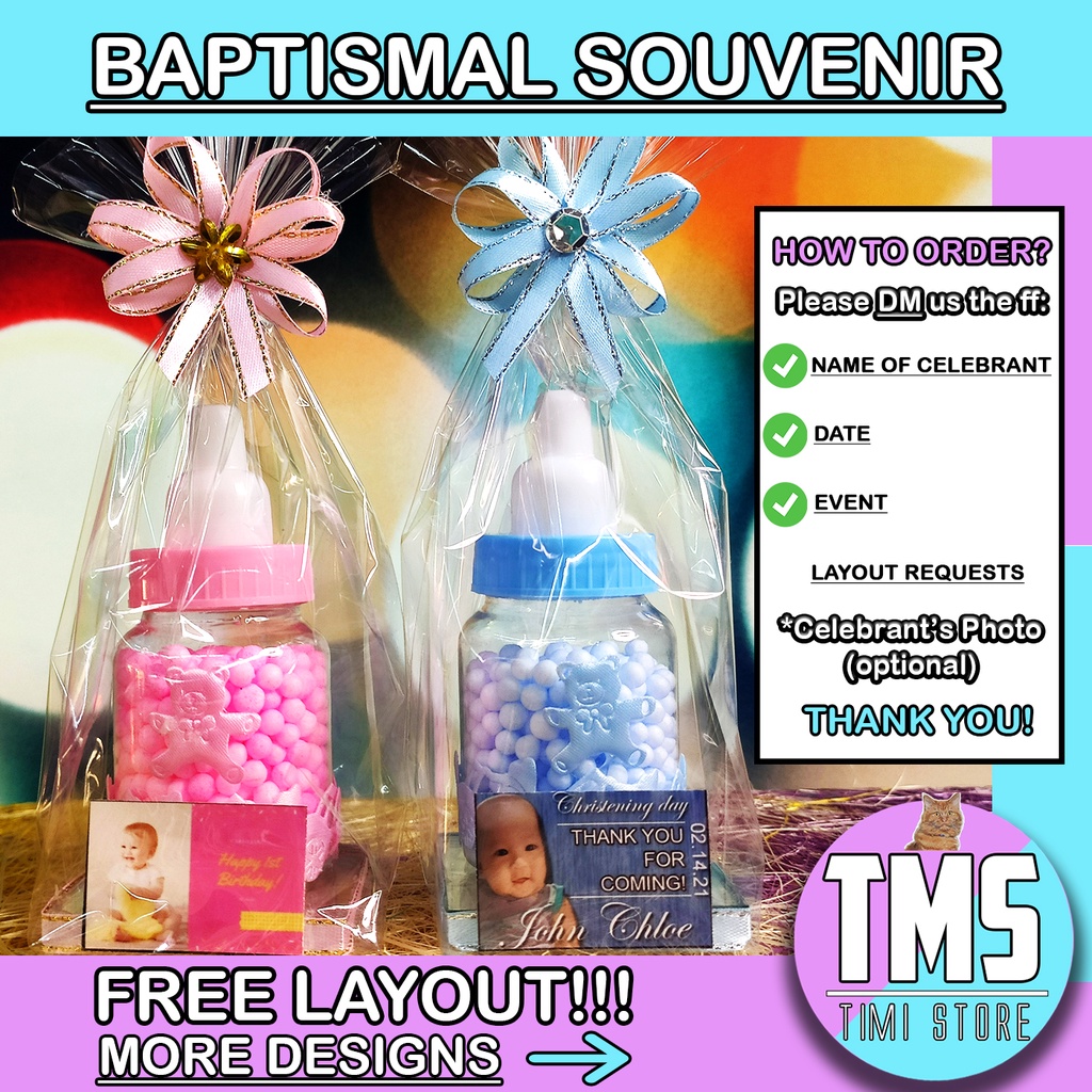 Souvenir for baptism baby hot sale girl