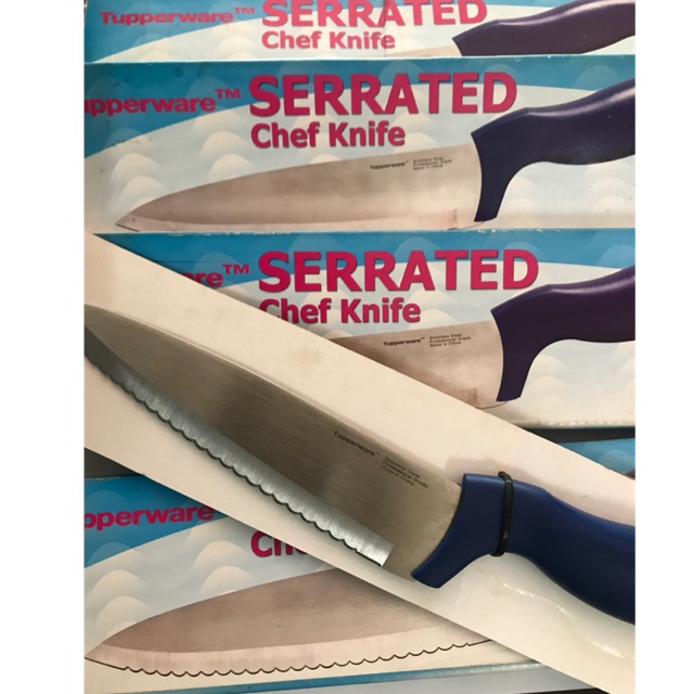 Authentic Tupperware Serrated Chef Knife | Shopee Philippines
