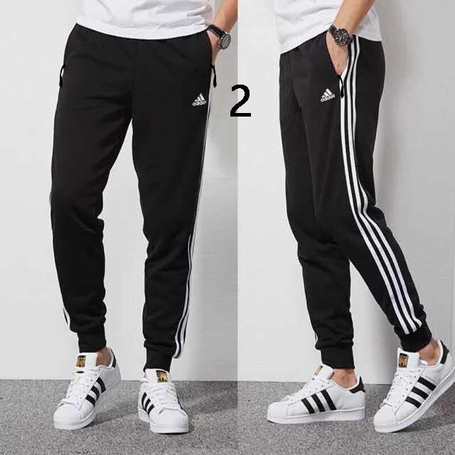 Three lines jogging pants for men(unisex) | Shopee Philippines