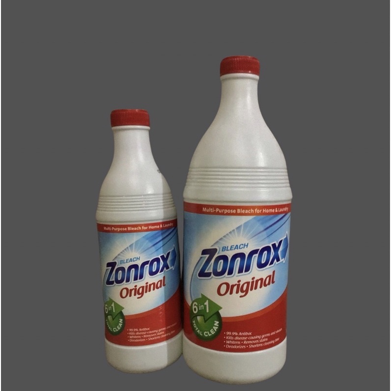 Zonrox Bleach Original 1 Liter 500ml Shopee Philippines