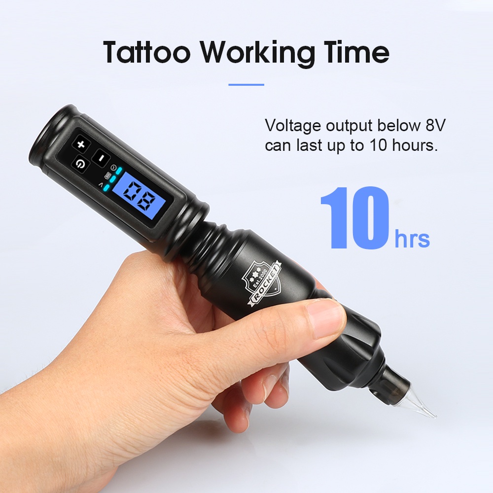 2022 New Pen Type Tattoo Machine Wireless Tattoo Kit With Battery Set   0247bc938c899a7cf151f7b2233604ca