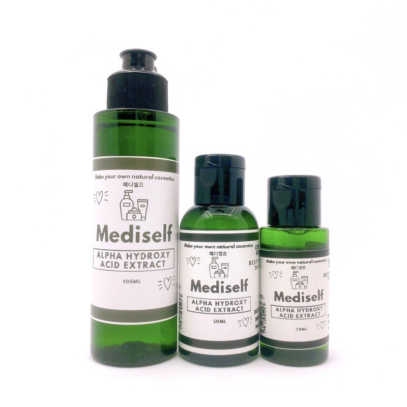 ۞ Alpha Hydroxy Acid Skin Exfoliator Natural Fruit Acids Aha (Diy