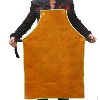 Leather Welding Apron heat resistant body protection Welder apron ...