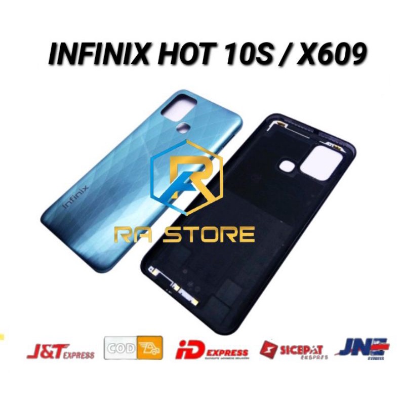 Backdoor Close Back Infinix Hot 10s X689 Backcover Tutup Kesing Housing 