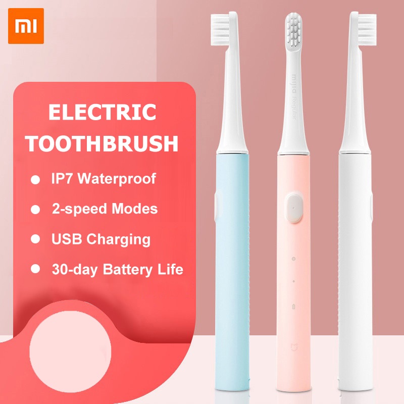 Ready Stock】☎∋❏XIAOMI MIJIA Sonic Electric Toothbrush T100