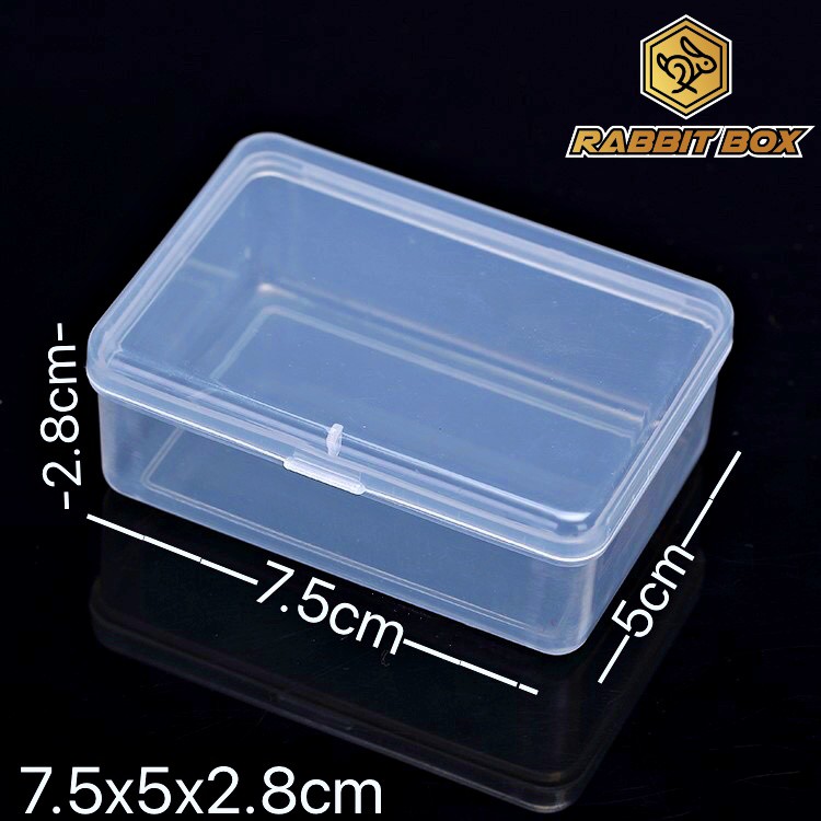 Plastic Box Size 75x50x28 Mm. Bundle Of 3 Pcs 