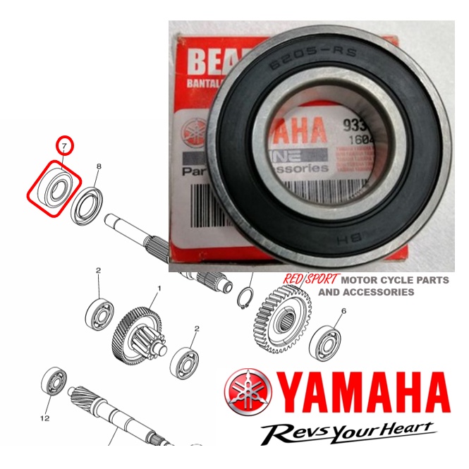 REAR AXLE BEARING FOR NMAX V1 / NMAX V2 93306255YA / 93306255X2 Shopee Philippines