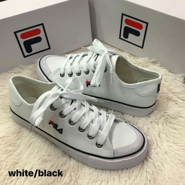 Canvas deals fila shoes