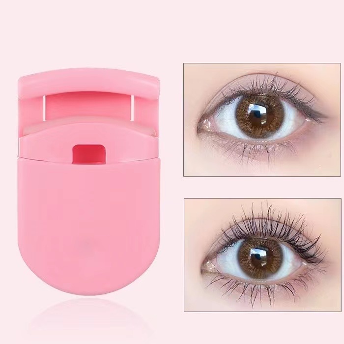 Mini portable eyelash curler lashes clip handy and durable curling ...