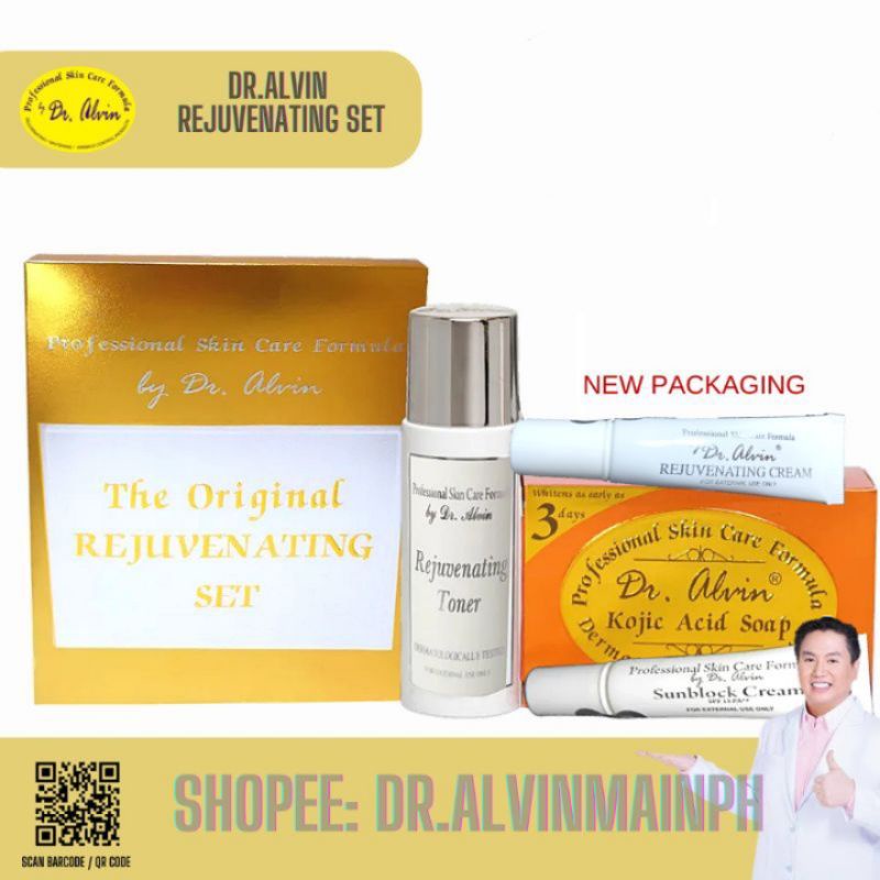 Brightest skin rejuvenating set original dr alvin rejuvenating set