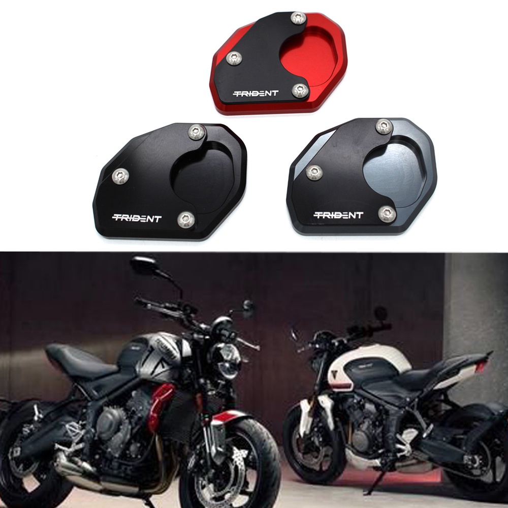 Motorcycle Accessories Kickstand Side Stand extension Enlarge Plate Pad