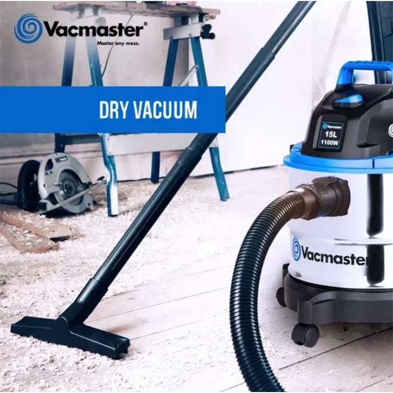 C.VACMASTER Wet, Dry & Blow Vacuum Cleaner (DIY Extractor) 15L VQ1115 ...