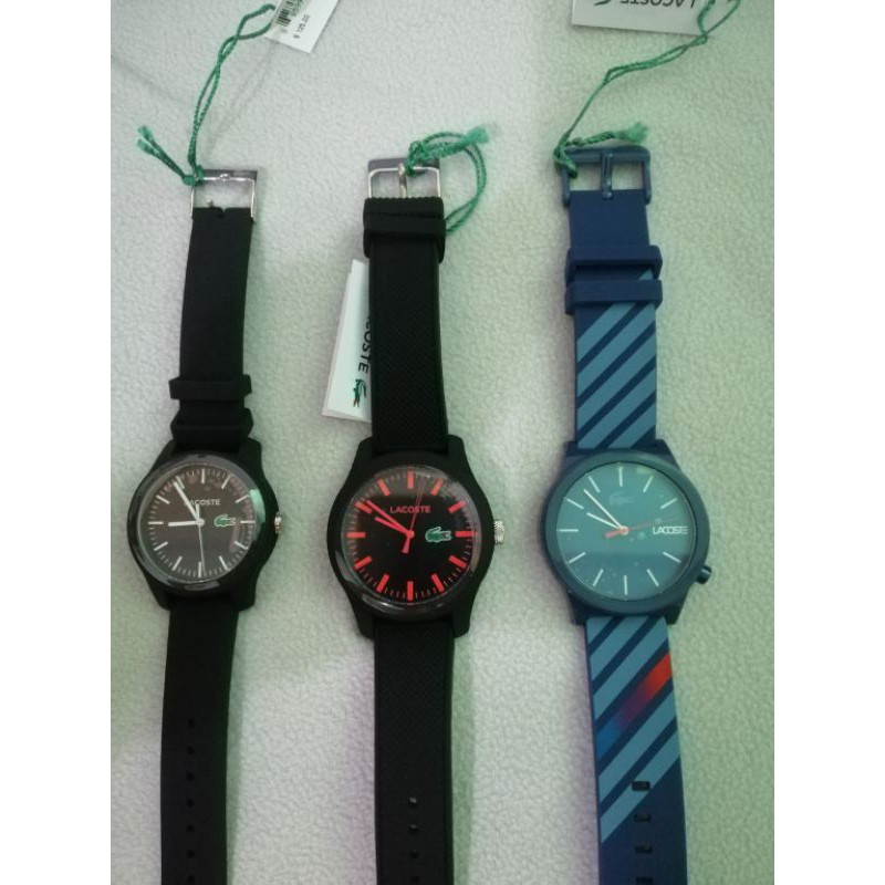Original lacoste watch sales