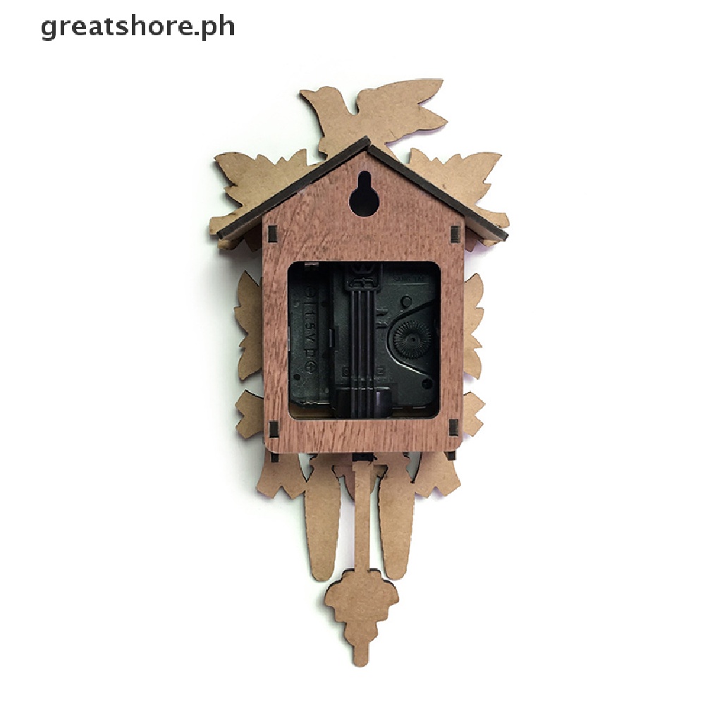 【greatshore】 Cuckoo Clock Wall Clock Handicraft Vintage Wooden Cuckoo ...
