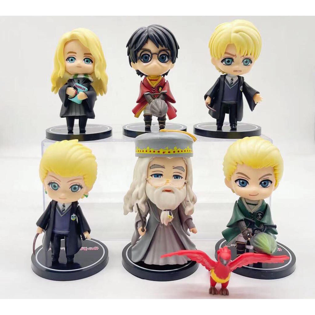 Harry Potter Set Of 6 Harry,Hermione,Ron Malfoy Figure | Shopee Philippines