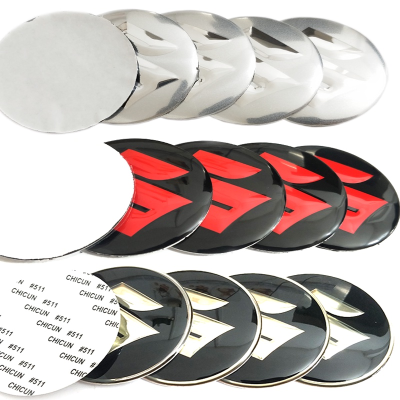 4pcs 56mm Car Wheel Hub Center Caps Rims Dust-Proof Cover Sticker For ...