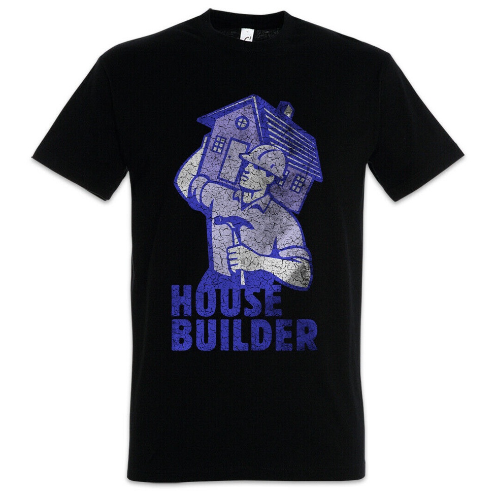 Mens Casual House Builder Ii Fashion Men's Design T-Shirt Housebuilder ...